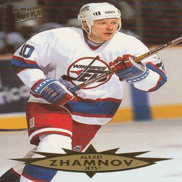 Alexei Zhamnov Winnipeg Jets NHL Hockey Card Collection - 5 Card Set - Picture 2 of 6